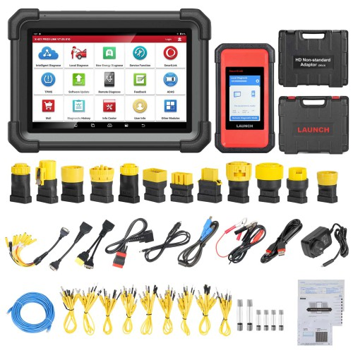 Launch X431 V+ Smartlink HD Heavy Duty Truck Diagnostic Tool for 12V 24V Trucks
