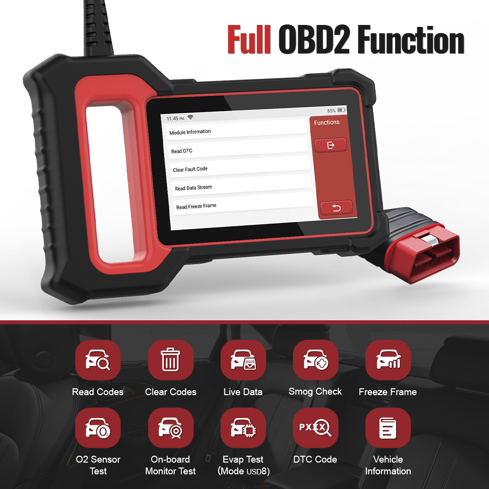 Global Version THINKCAR Thinkscan Plus S7 Obd2 Scanner Automotive 7 System 5 Resets Oil ABS TCM Brake IMMO Car Diagnostic Tools