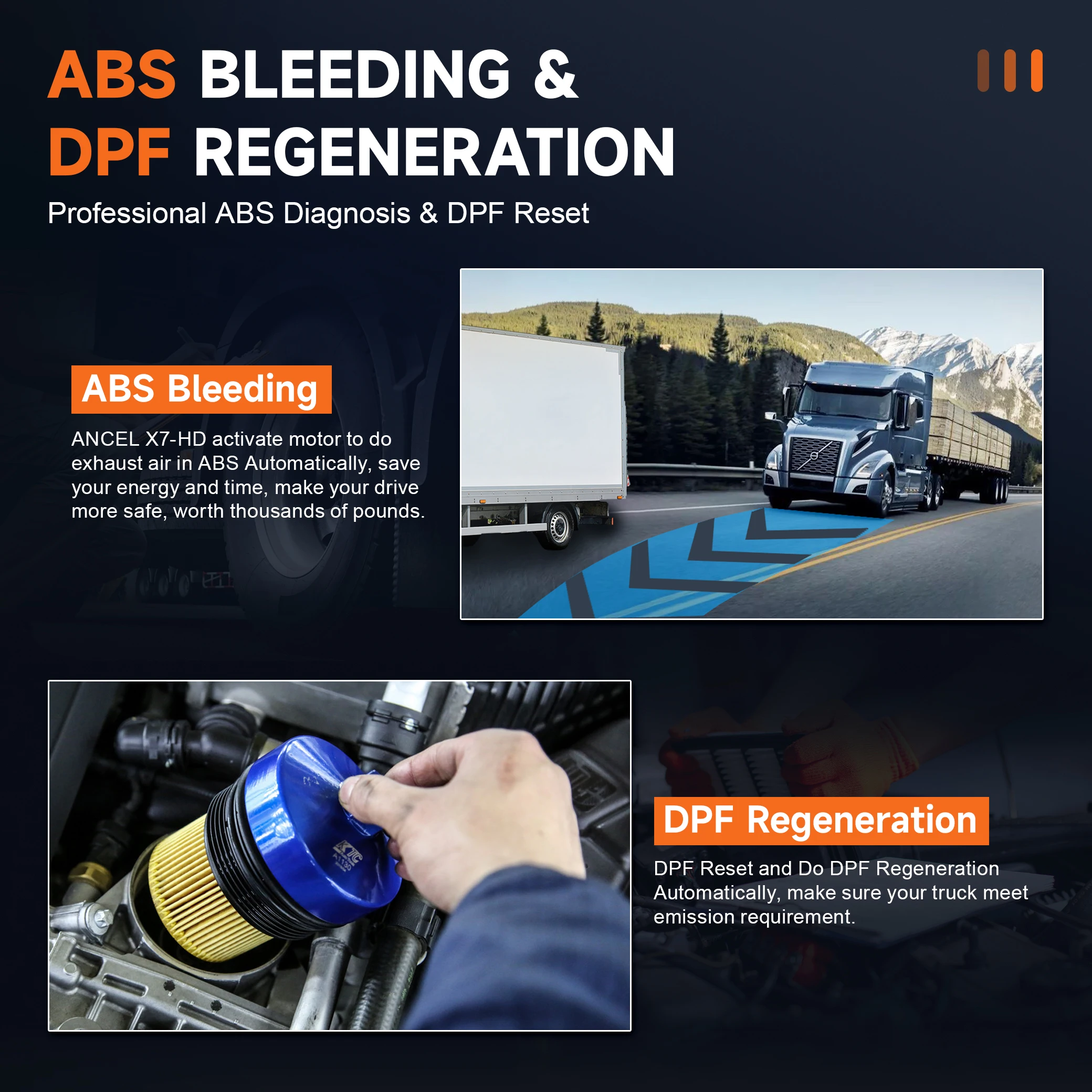 ABS Bleeding and DPF regeneration