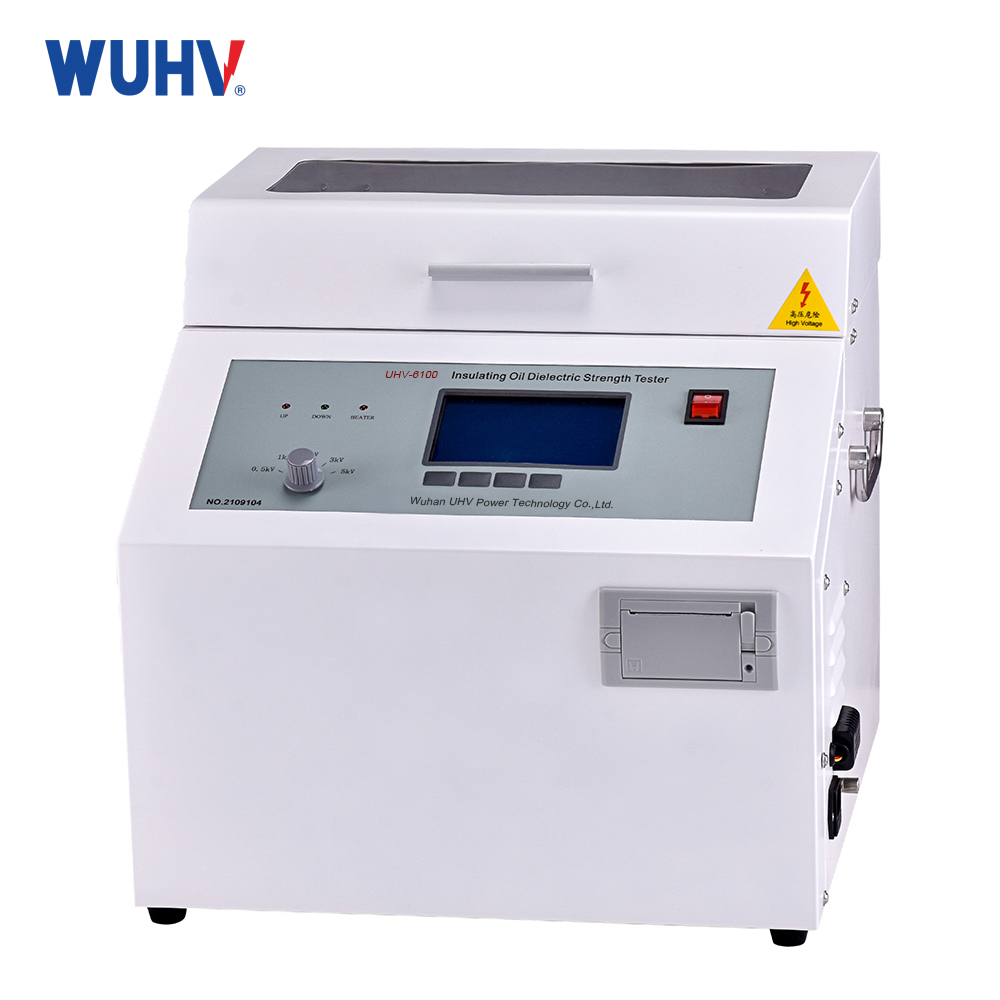 UHV-680 Transformer 100 Kv Oil Dielectric Breakdown Automatic Insulated Oil Dielectric Strength Tester Oil Analysis Equipment