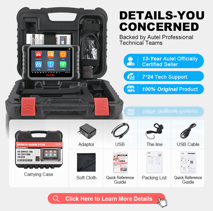 For Maxipro MP808S-TS Scanner Camry Q5 X3 TPMS Relearn Diagnostic Tool Universal Fitment 12V One Stop Solution for Vehicle