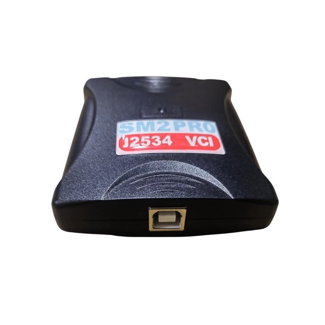 Cross-Border SM2 PRO J2534 VCI PCM ECU Programmer V22122 with USB Interface for OLIVER Cars Black Color