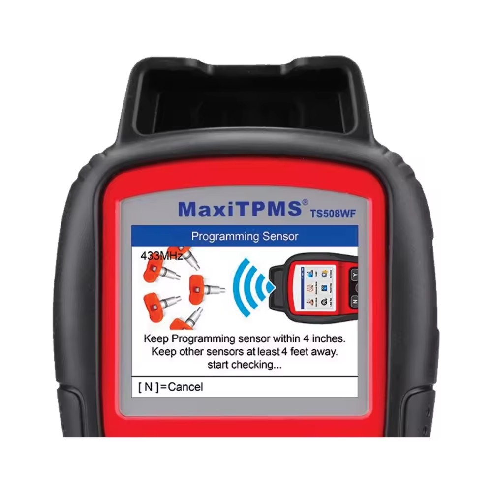 TPMS Programming Tool Autel TS508WF Activate/Relearn/Reset/Diagnosis All TPMS Sensors, Program MX-Sensors (315+433MHz 2 in 1)