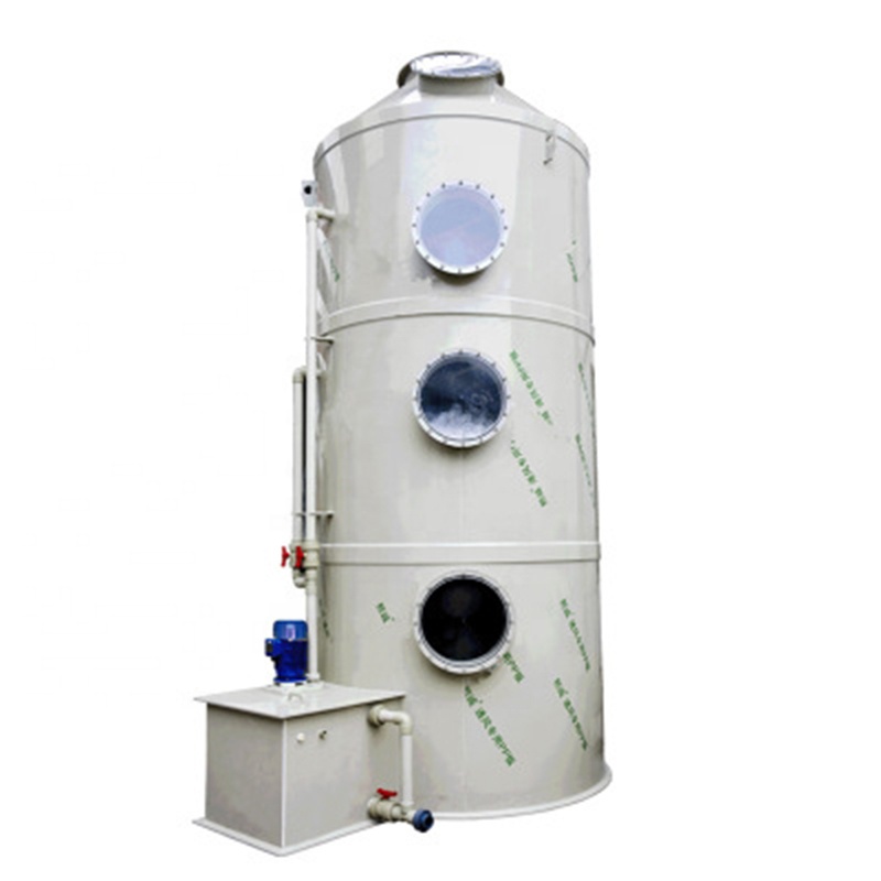 Disposal Equipment Waste Exhaust Gas Venturi Wet Scrubber Tower For SO2 CO2 NH3 Desulfurization Deamination