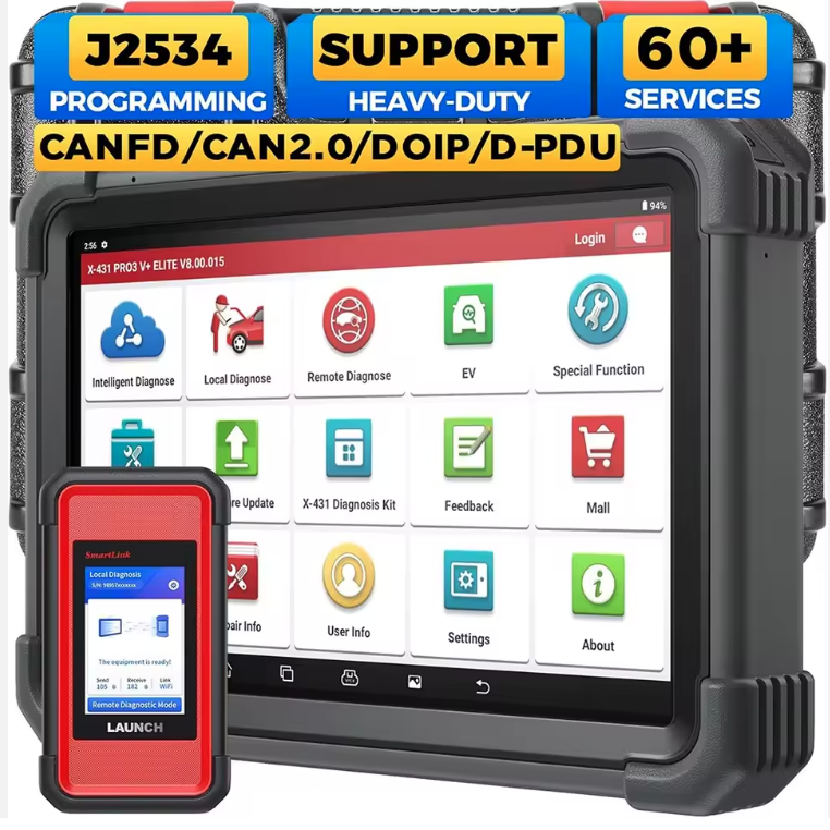 Advanced X431 PRO3S Vehicle Diagnostic Tablet with Full System Scan and Active Test Functions