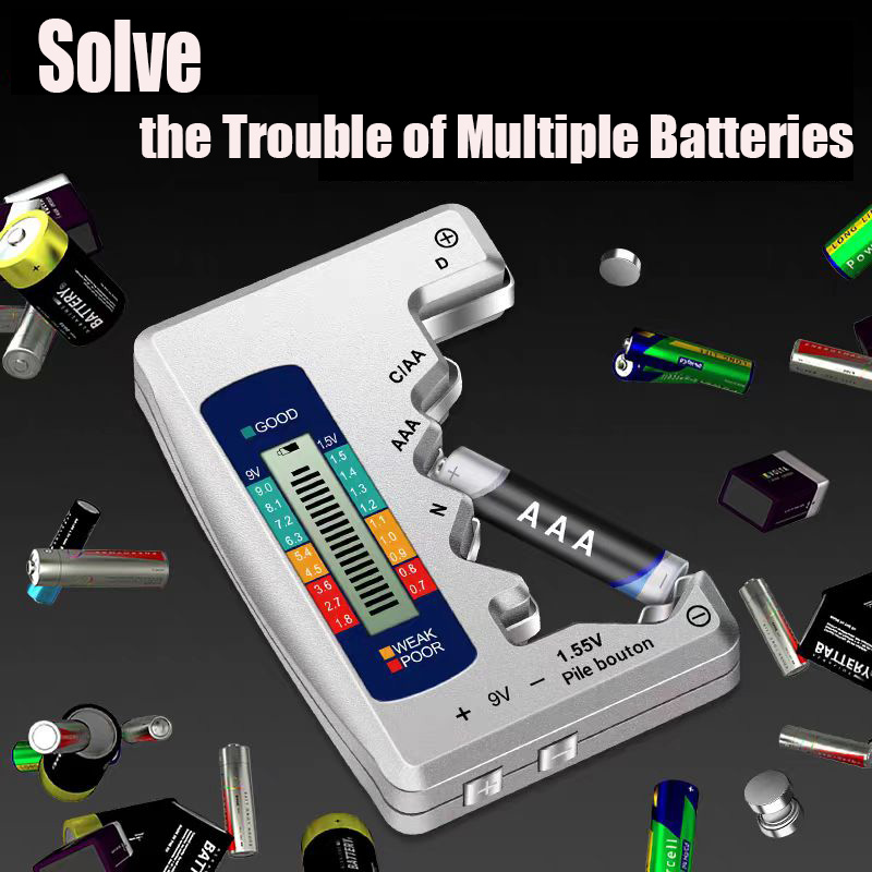 Wholesale Product Universal Battery Capacity Tester Tests Multiple Battery Types Intelligent Design No Power Supply Required