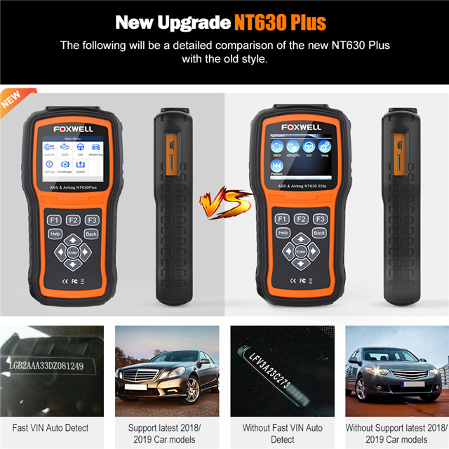 Foxwell NT630 Plus OBD2 Scanner Design