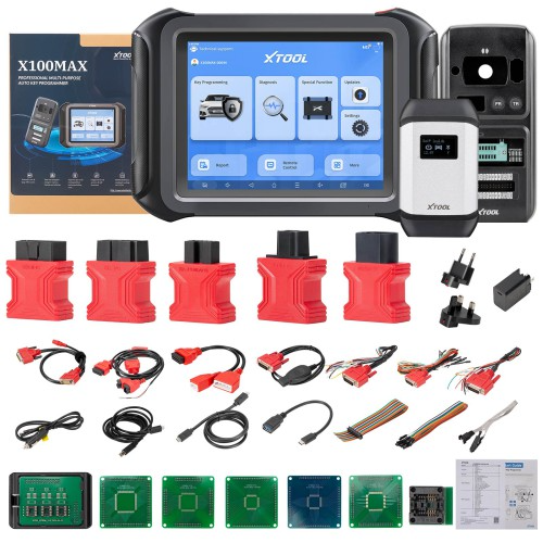 XTOOL X100 MAX Auto Key Programmer IMMO Elite Diagnostic Tools With KC501 ECU Coding Full Bidirectional Control Update