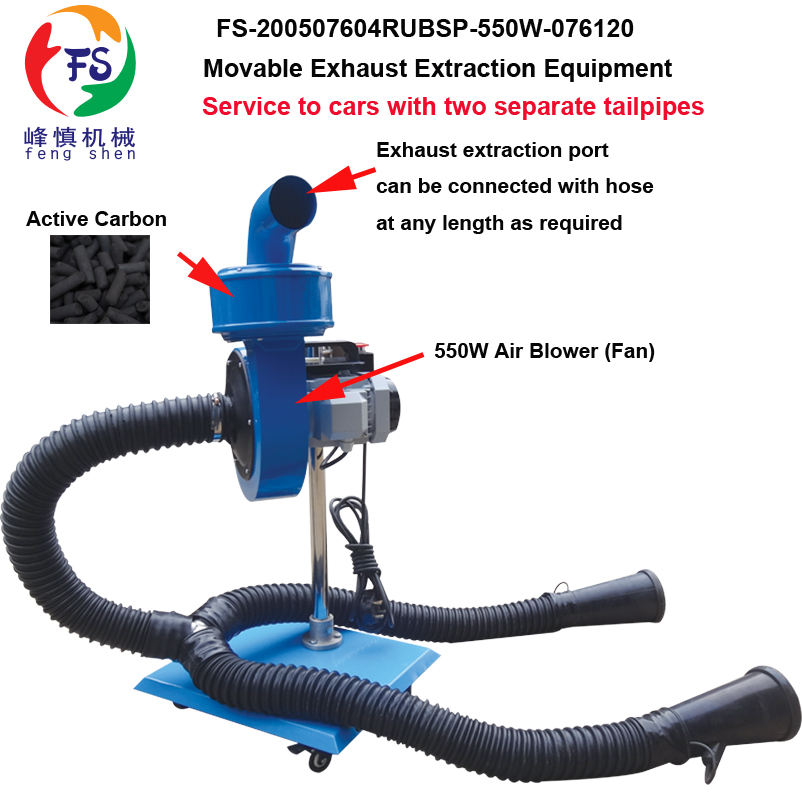 Fengshen Mobile Ground Trolley Automobile Emission Waste Management Dust Collector Emission Testing Vehicle Equipment