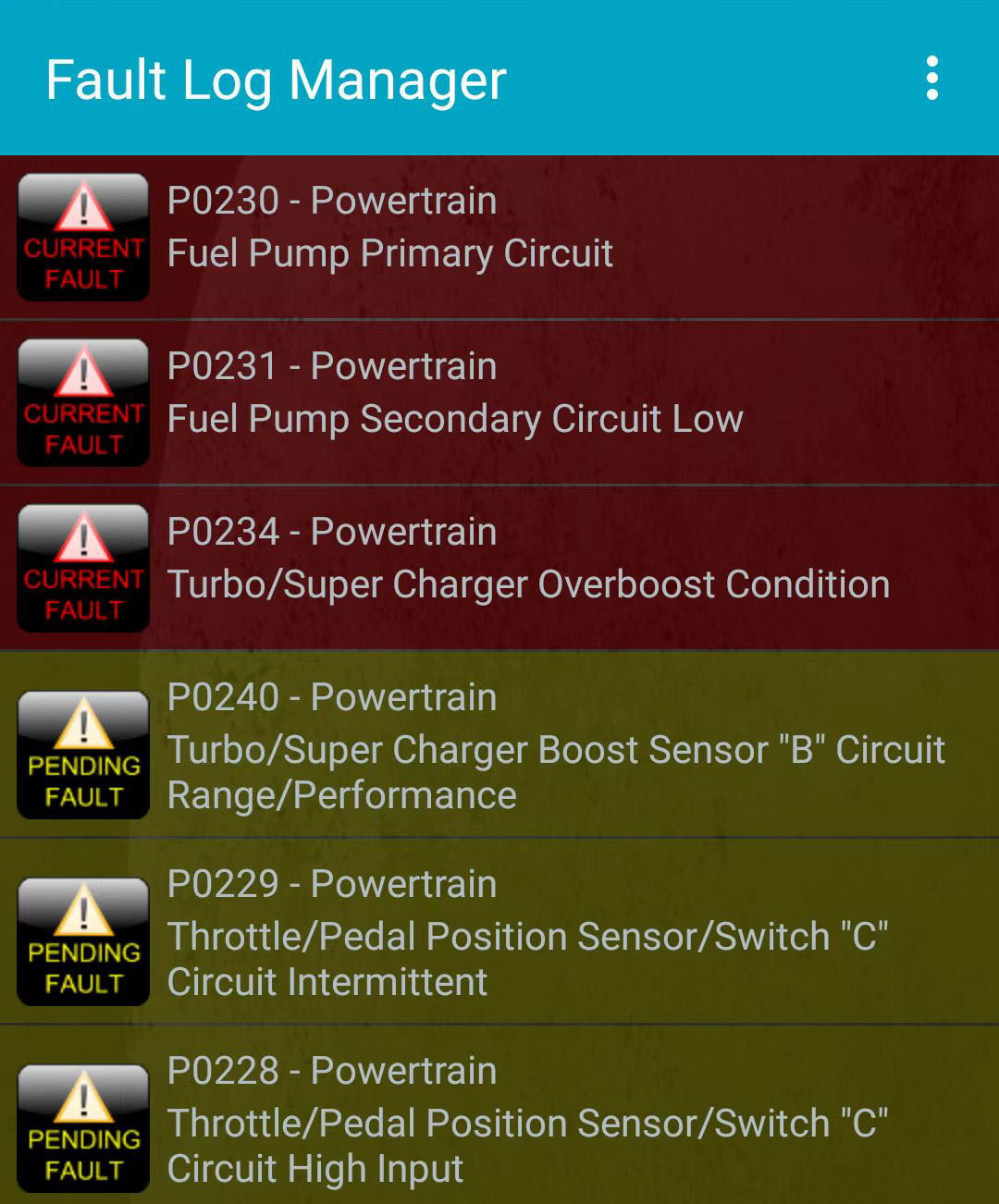 Read & Clear Fault Code