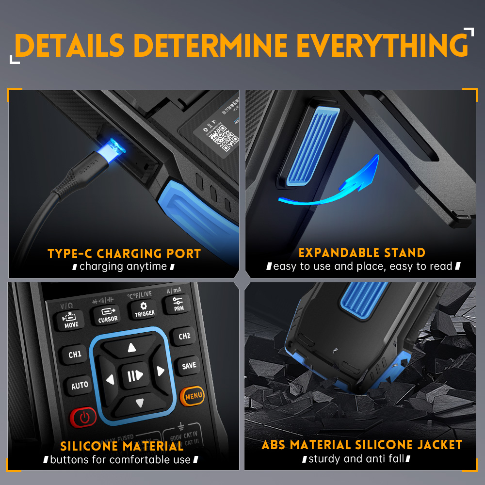Automotive Oscilloscope Smart Multimeter Portable Digital Oscilloscope