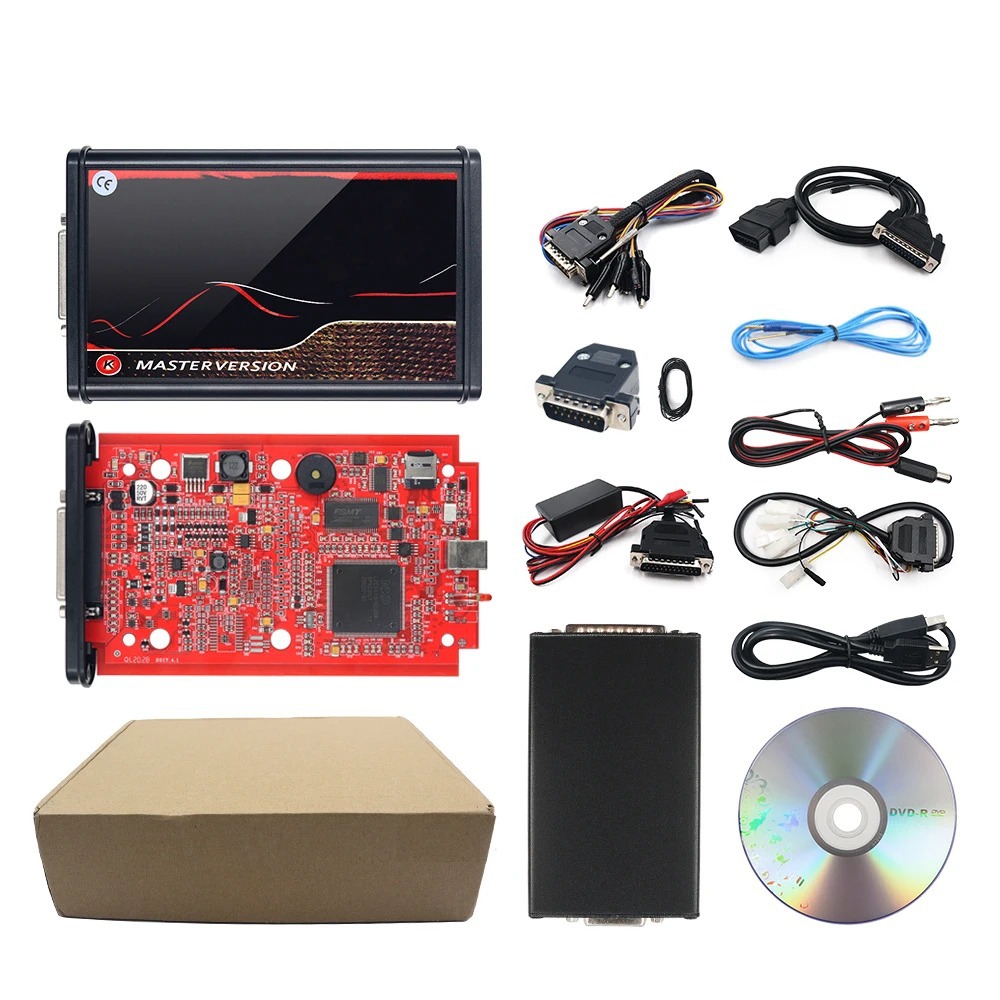 EU Red OBD2 Tuning K-ess V2 V5.017 Online 2.80 &amp; K-TAG 7.020 2.25 K-TAG ECU Programming Code Reader Tools