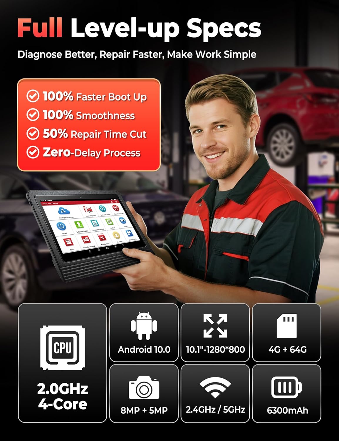 LAUNCH X431 PRO3 V+ Detail