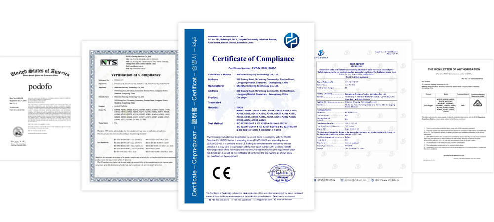 Certifications