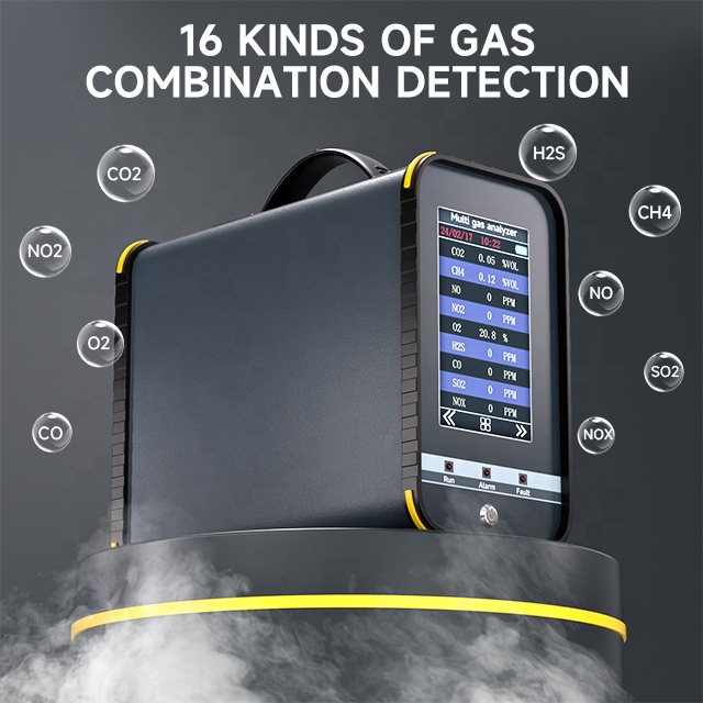 S360 Portable Biogas Analyzer Emission Methane Flue Multi Gas Detector Measuring Instruments Analyzer