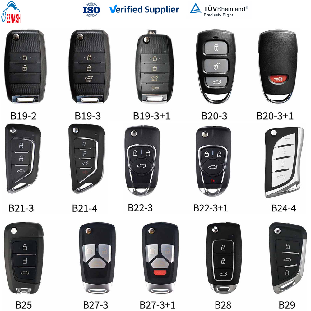 KEYDIY KD B Series Universal Remote Control Car Key For KD-X2 KD-MAX Replacement Vehicles Keys With Chips For Car Key Wholesale