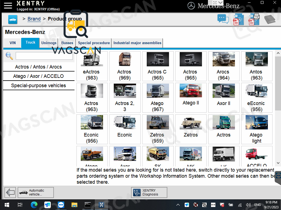 Diagnostic Software Screenshot 1