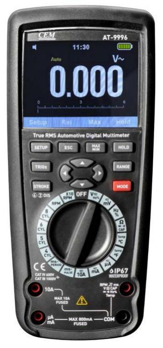 AT-9996 Professional Automotive Oscilloscope DMM with TFT Color LCD Display