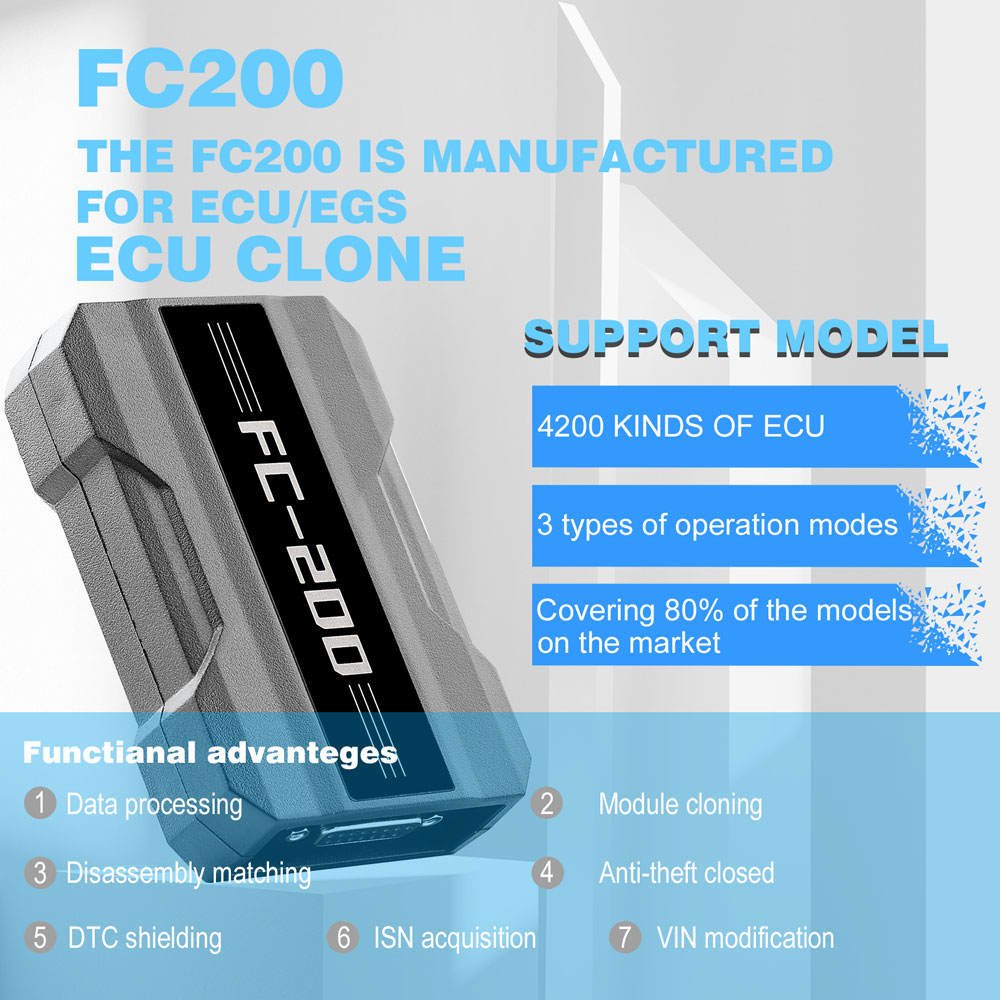 FC200 ECU Programmer Main Unit