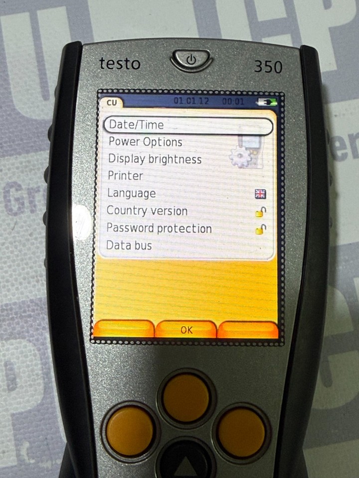 Testo 350 Emission Analyzer Kit - Control Unit, Analyzer Box, Probe Used