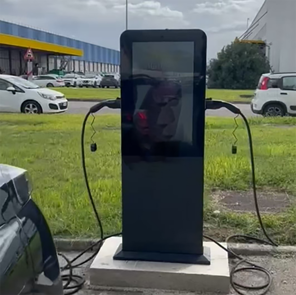 44KW Advertising AC EV Charging Station - Italy