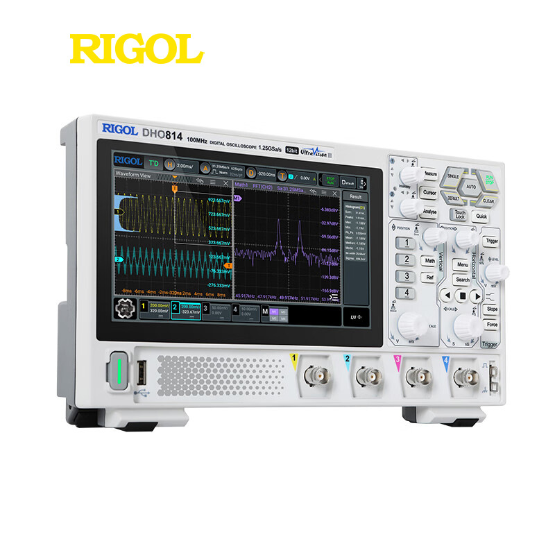 RIGOL DHO804/DHO814 HD Touch Screen Portable Digital Oscilloscope 100M Analog Bandwidth