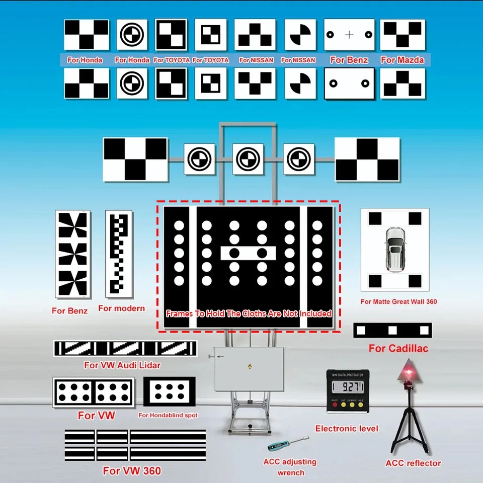 Suitable for VW Audi Radar Calibration Tool Acc Radar Reflector ADAS Calibration Tool Acc Calibration Equipment