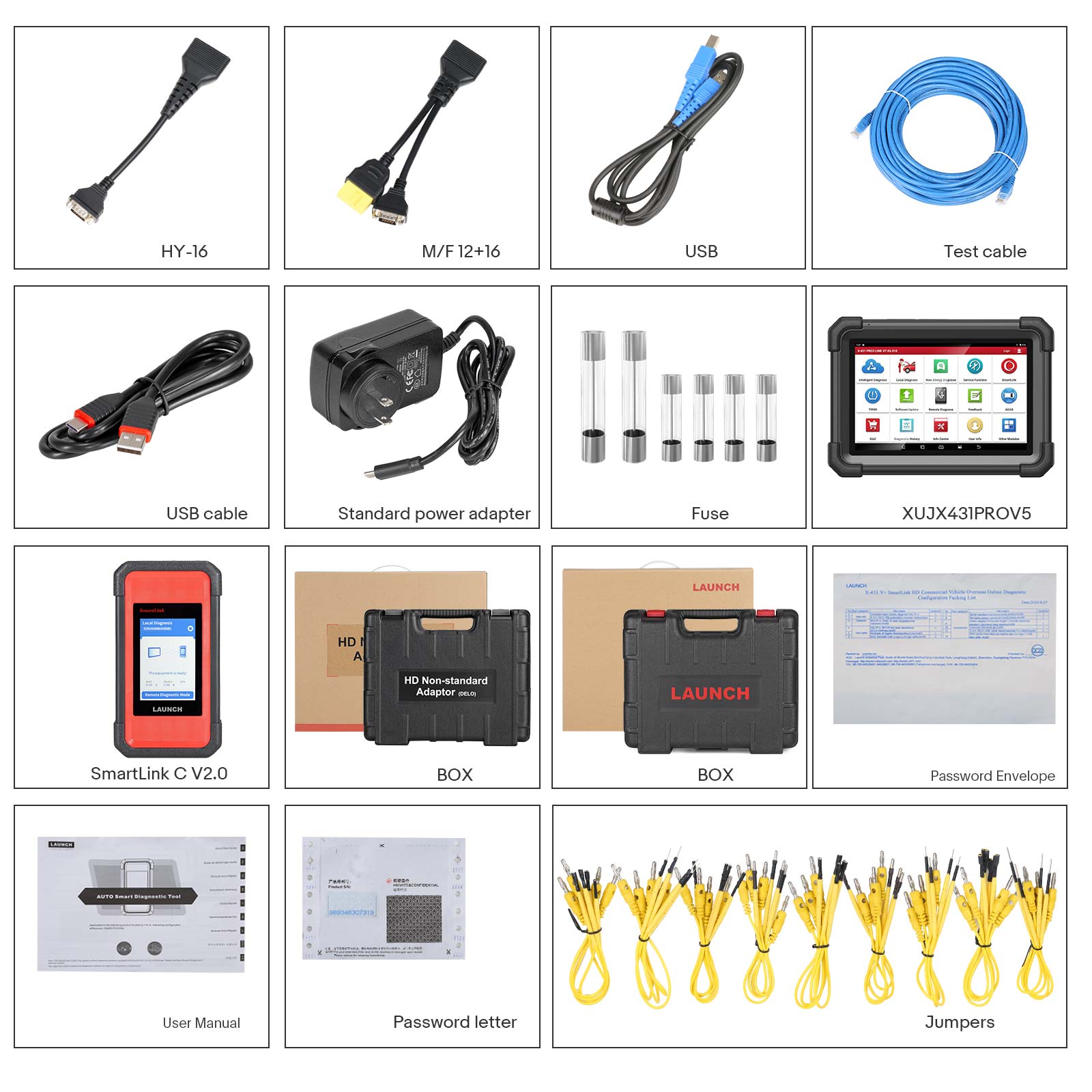 2025 LAUNCH X431 V+ HD Diesel Truck Scanner With Bi-Directional Control And Full System Diagnostics For Fleet Maintenance