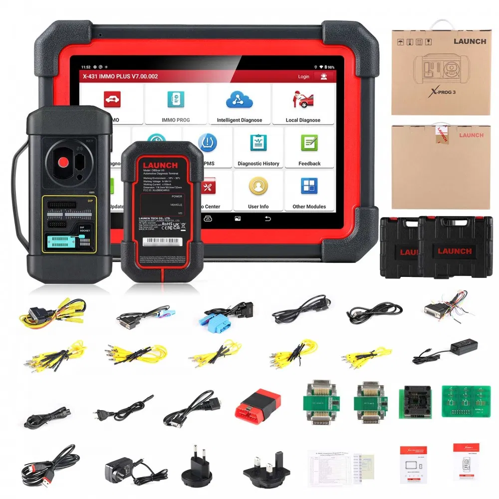 Launch X431 IMMO Plus 2 Year Free Update Diagnostic Car Auto OBD2 Scanner