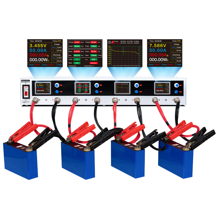 DANTE YPSDZ0550-4 4 Channel 5V 50A LifePo4 Cell Lithium Battery Capacity Tester Analyzer Testing Equipment