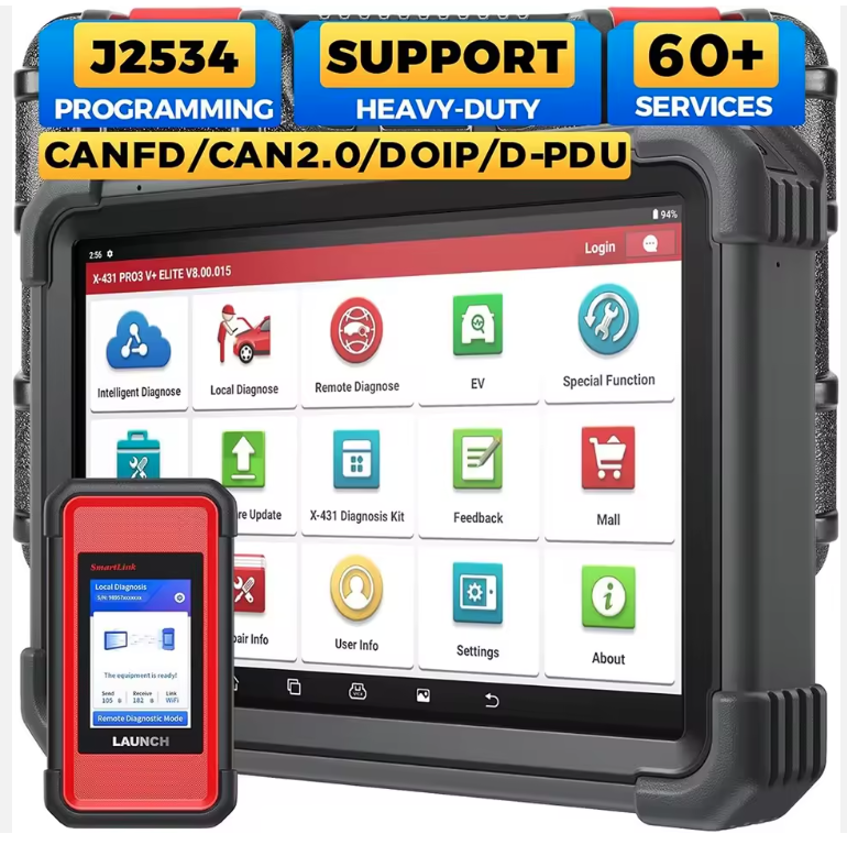 Advanced X431 PRO3S Vehicle Diagnostic Tablet with Full System Scan and Active Test Functions