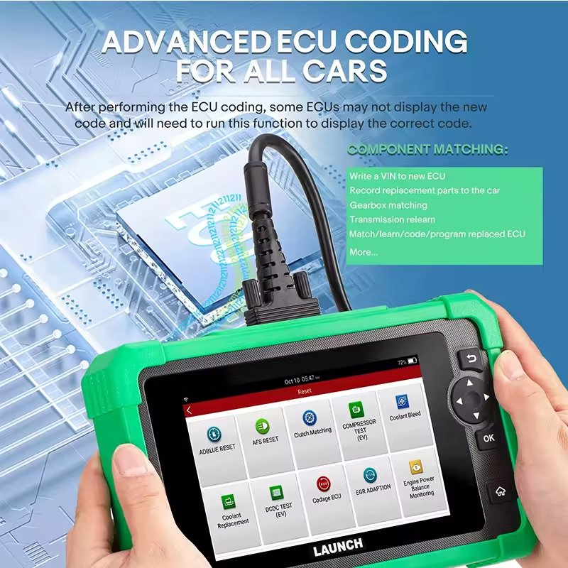 2026 Launch Crp919 EV OBD2 Scanner with 7 Inch Screen All System Diagnostic Electric Car Diagnostic Tool for New Energy Car