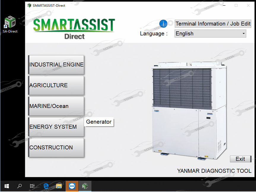 YEDST Interface View 2