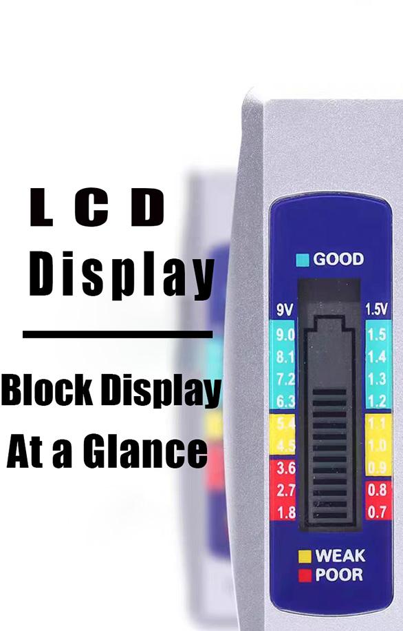 Wholesale Product Universal Battery Capacity Tester Tests Multiple Battery Types Intelligent Design No Power Supply Required
