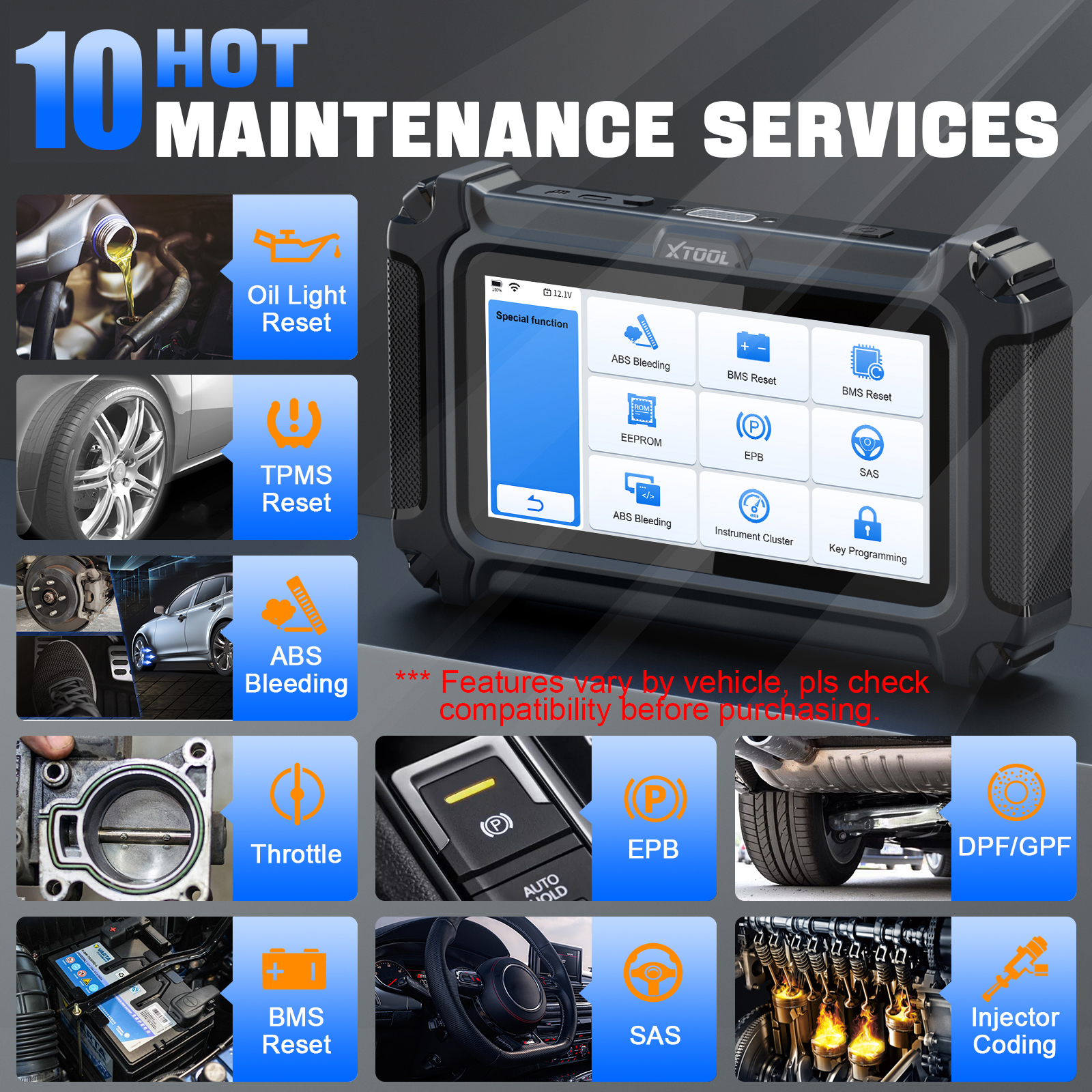XTOOL D5 5 System Diagnostic Interface