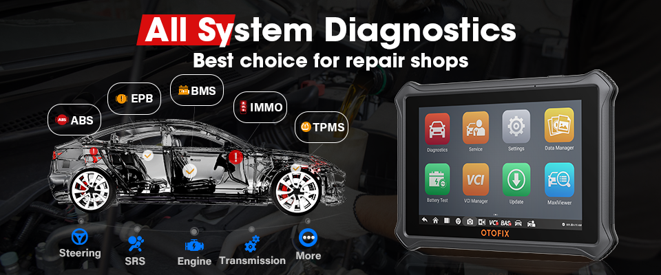 OTOFIX D1 Lite Diagnostic Capabilities