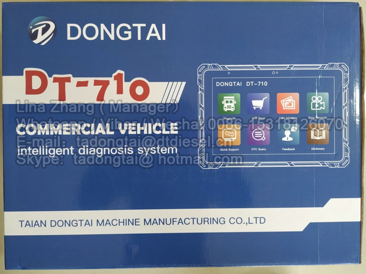 DT-710 Commercial Vehicle Diagnostic Scanner