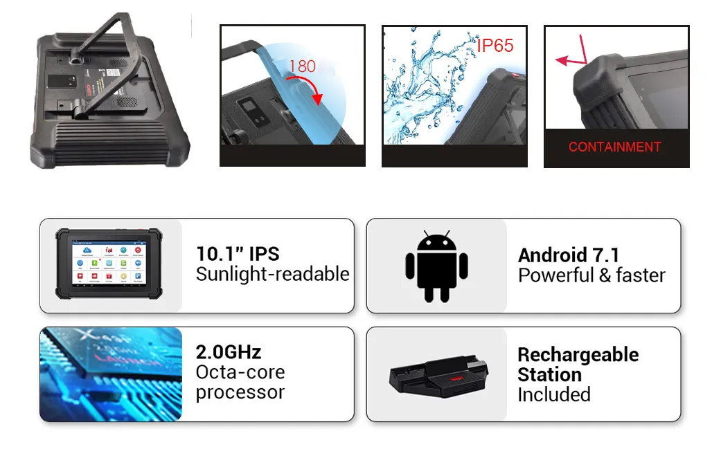 Launch X431 Pad V OBD2 Scanner Detail 2