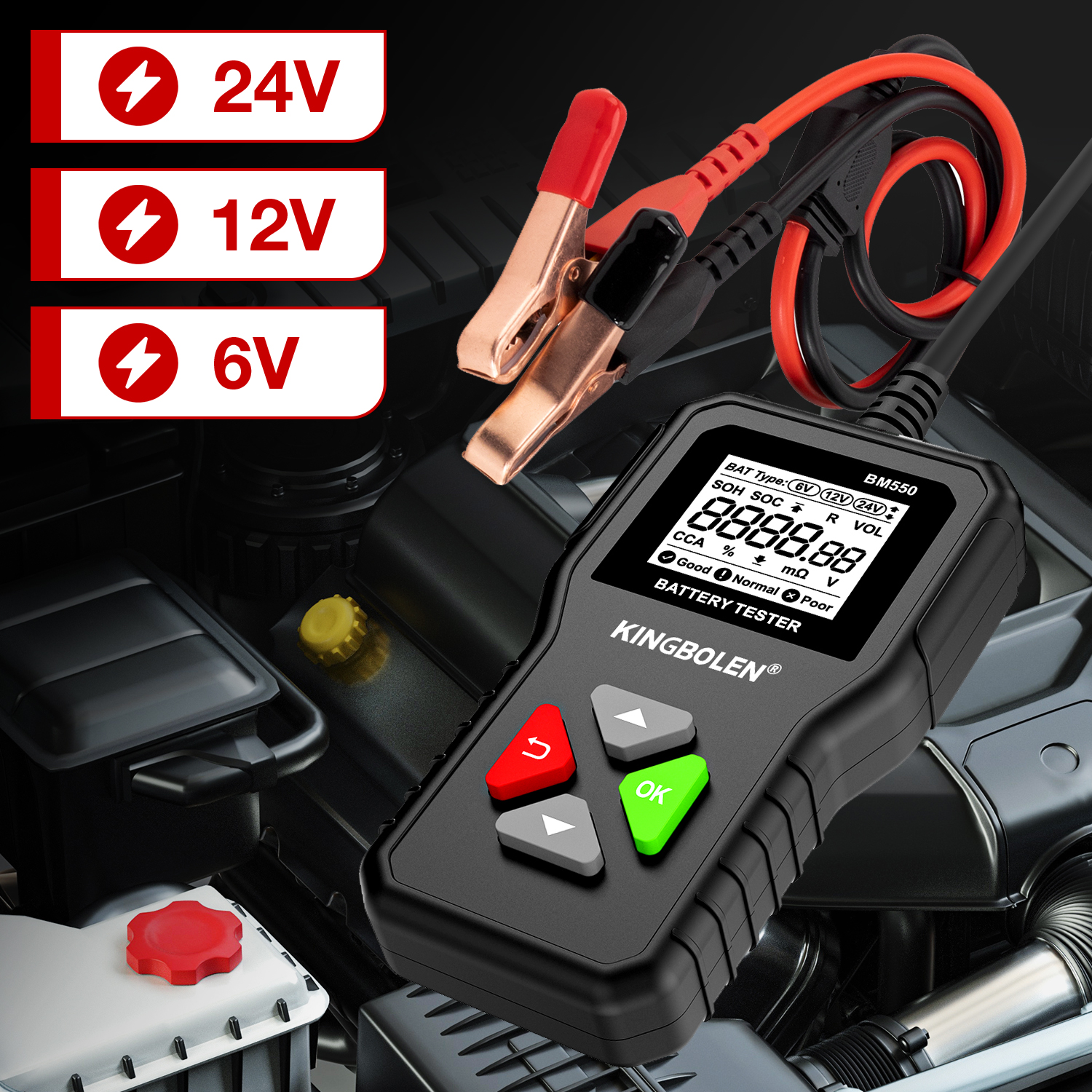 BM550 battery diagnostic tool car battery analysis tester universal detection equipment