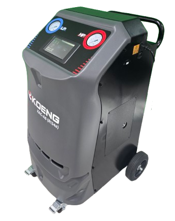 KOENG KAC-A6(134a) Automatic Automotive AC Service Machine 5" LCD Display 180 L/min Vacuum Pump | Refrigerant Recovery Equipment