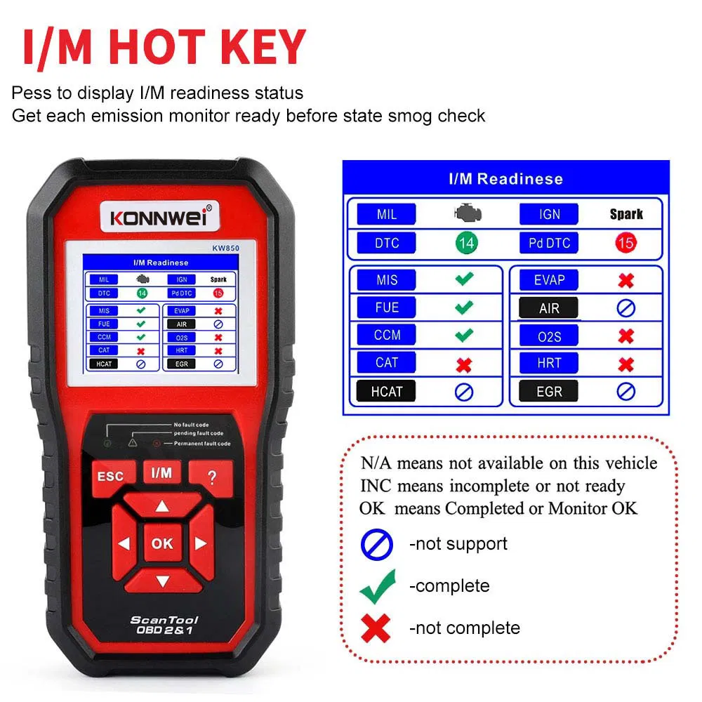 Konnwei Kw850 OBD2 Scanner