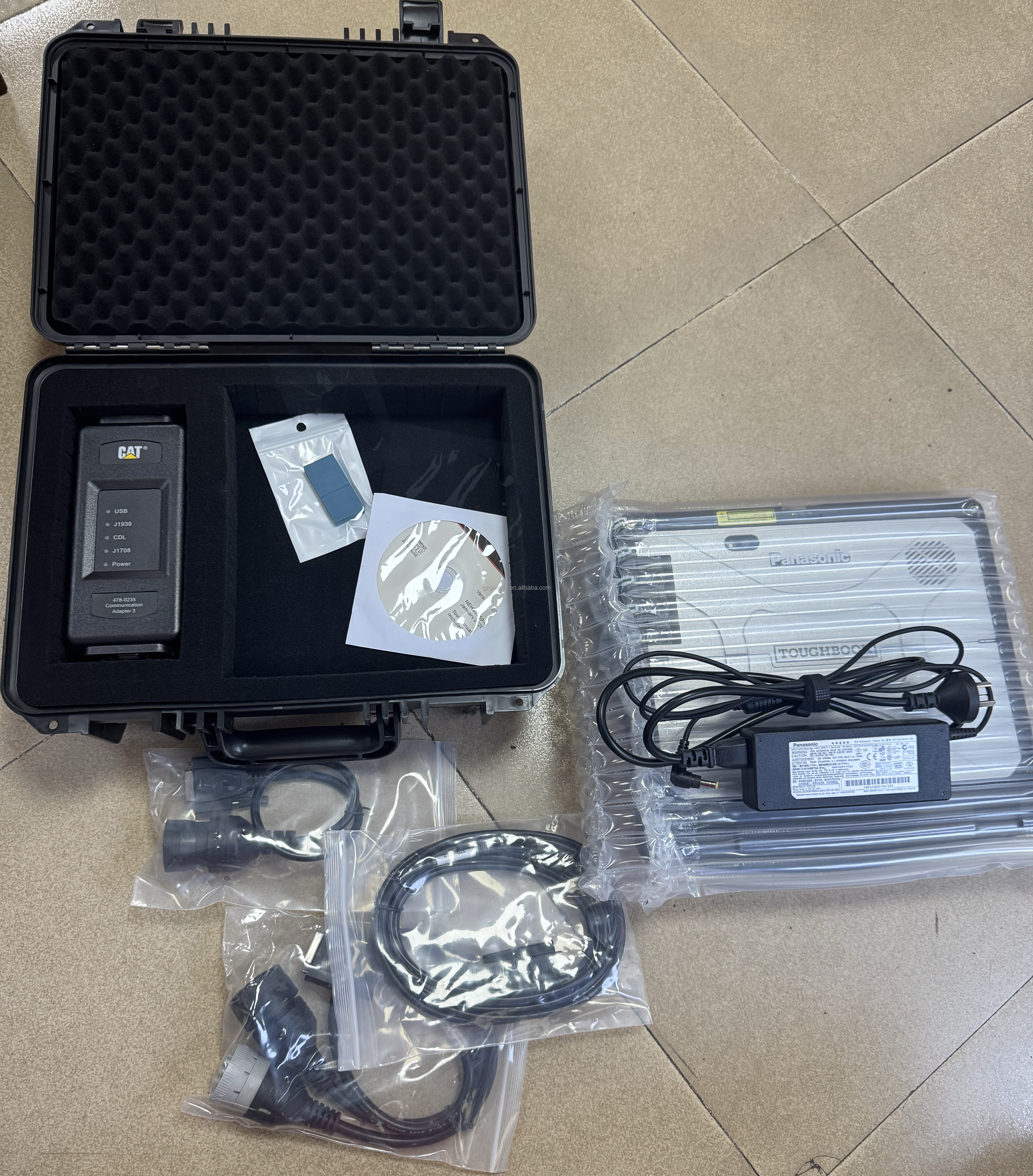 High Quality ET4 SIS Diagnostic Tool 538-5051 478-0235 317-7485 With CF-31 Laptop For Caterpillar Engines ECU Programming