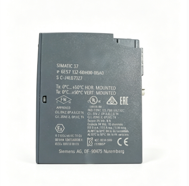 6ES7132-6BH00-0BA0 ET 200SP DQ 16x24VDC/0.5A ST Digital Output Module 8A Total ATEX Zone 2 Hot-swap LED Diagnostics