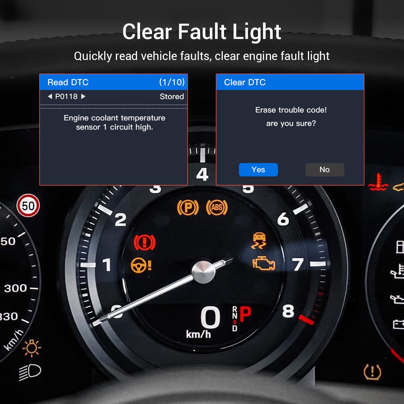 TopDiag M60 Motorcycle OBD2 Scan Tools 12V Engine Analyzer Diagnostic Tool LCD Display WiFi Engine Fault Code Read Clear