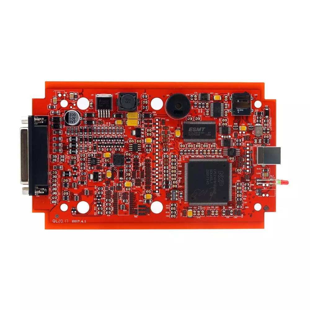 EU Red V2.8 KESS V2 V5.017 for Ecu Programming No Token Limited ECU Chip Tuning Tool With Plastic Toolbox