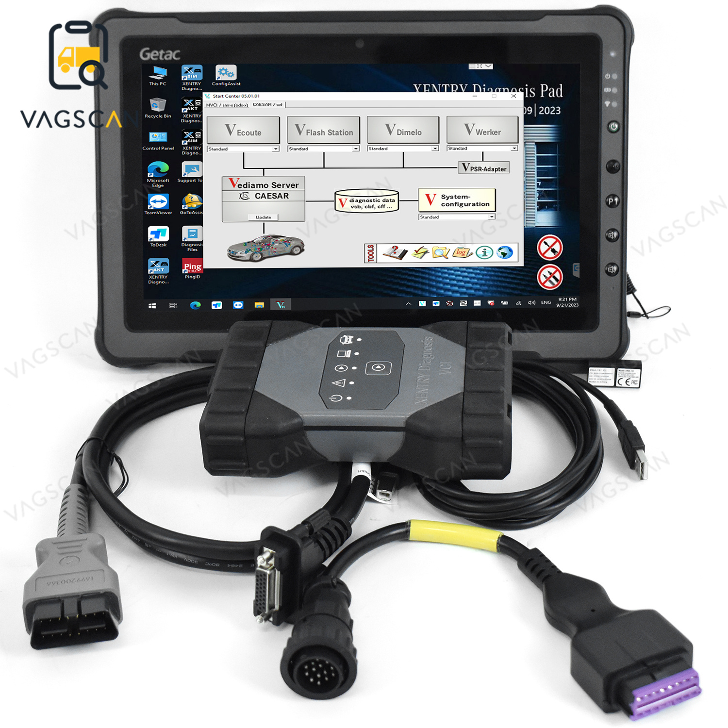 F110 Toughbook Tablet for Mb C6 Doip Xentry Vci Wifi Used Diagnostic With Multiplexer CAN BUS Car Truck Diagnostic Tools