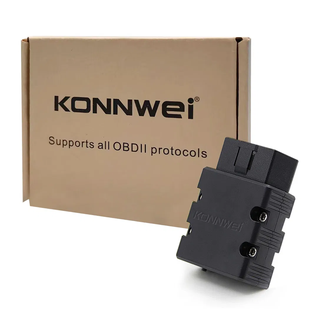 Konnwei Kw902 OBD2 Scanner - Bluetooth 4.0/5.0, Ios/Android, Car Diagnostic Tool (Black)