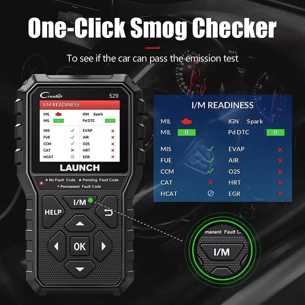 Creader 529 OBD2 Scanner Front View