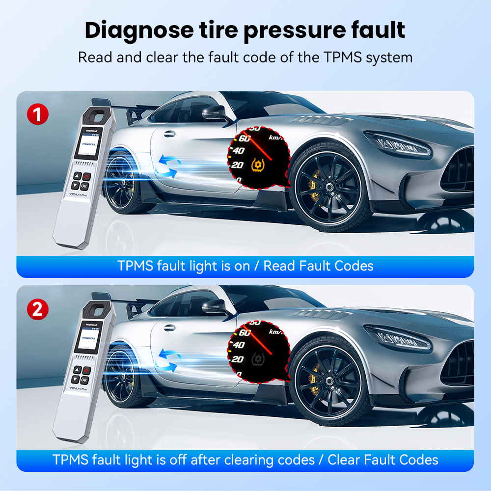 Diagnose tire pressure fault