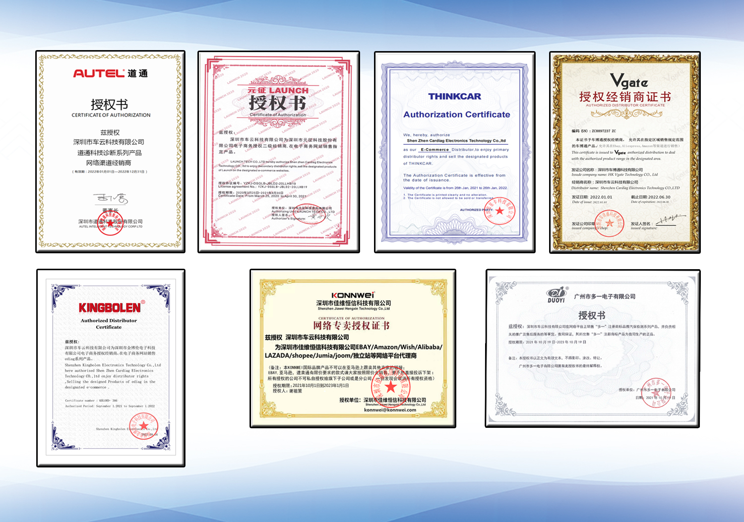Certifications
